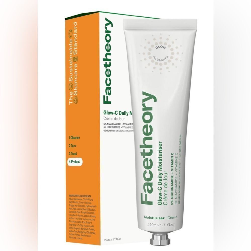 Facetheory Glow-C Cream Cleanser gently scented, 150ml/5oz